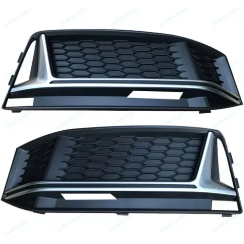 Dronehint Pair Front Bumper Outer Grille Bezel Cover Fit For AUDI A4 Sline S4 2017-2019 (For: Audi Sport Limited Edition) Parts