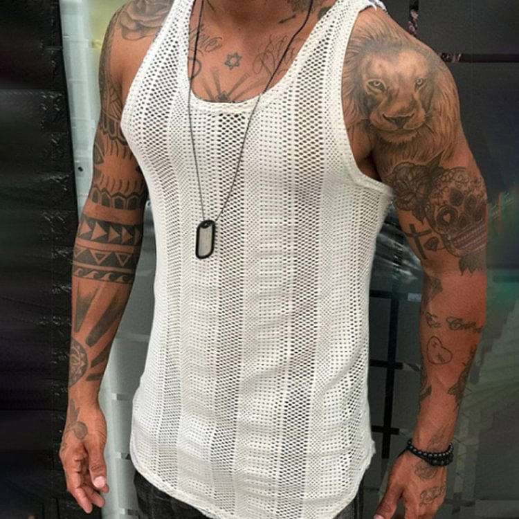 Personalized Hollow Breathable Slim Vest