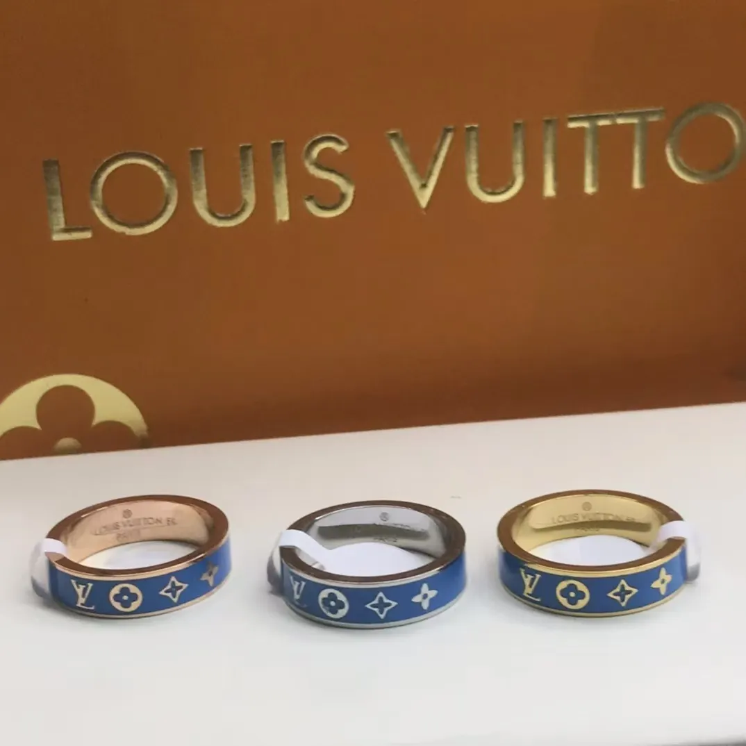 Louis Vuitton Letters Pattern Ring