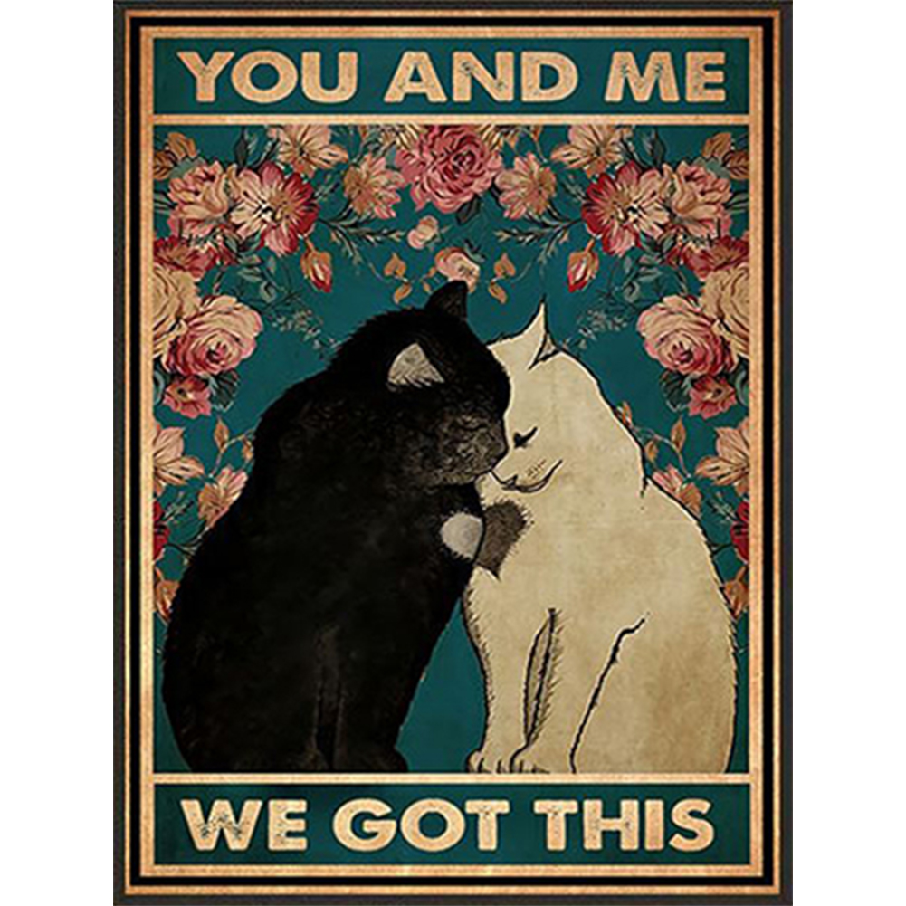Retro Black Cat Poster - Round Drill Diamond Painting - 30*40CM, Round diamond 30*40cm, 501 Original
Retro Black Cat Poster - Round Drill Diamond Painting - 30*40CM, Round diamond 30*40cm, 501 Original