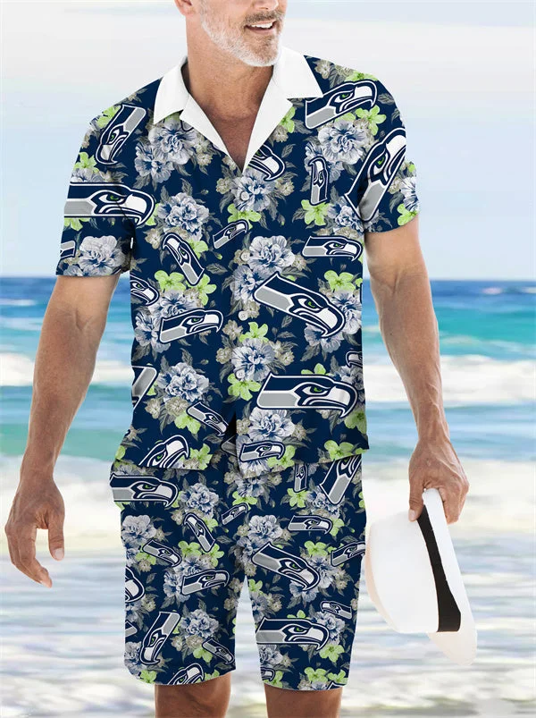 Seattle Seahawks
Limited Edition Hawaiian Shirt And Shorts Two-Piece Suits