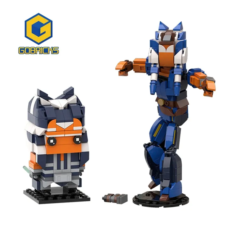 Gobricks MOC Space Wars Brickheadz-Wicket Classic Movie Model Action ...