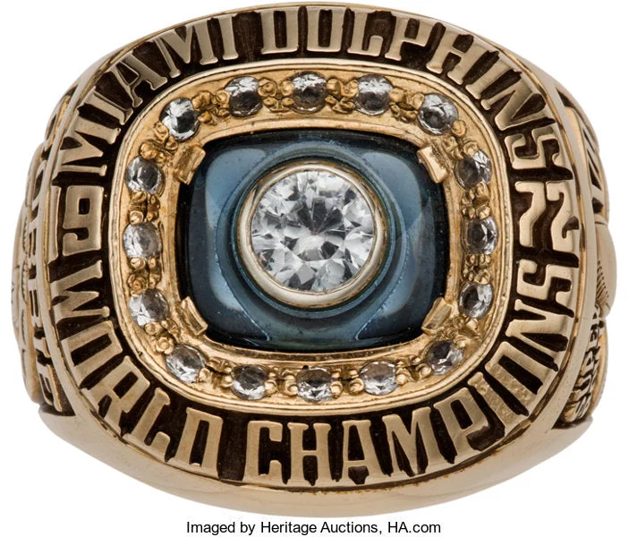 1972 Miami Dolphins Super Bowl Championship Ring
