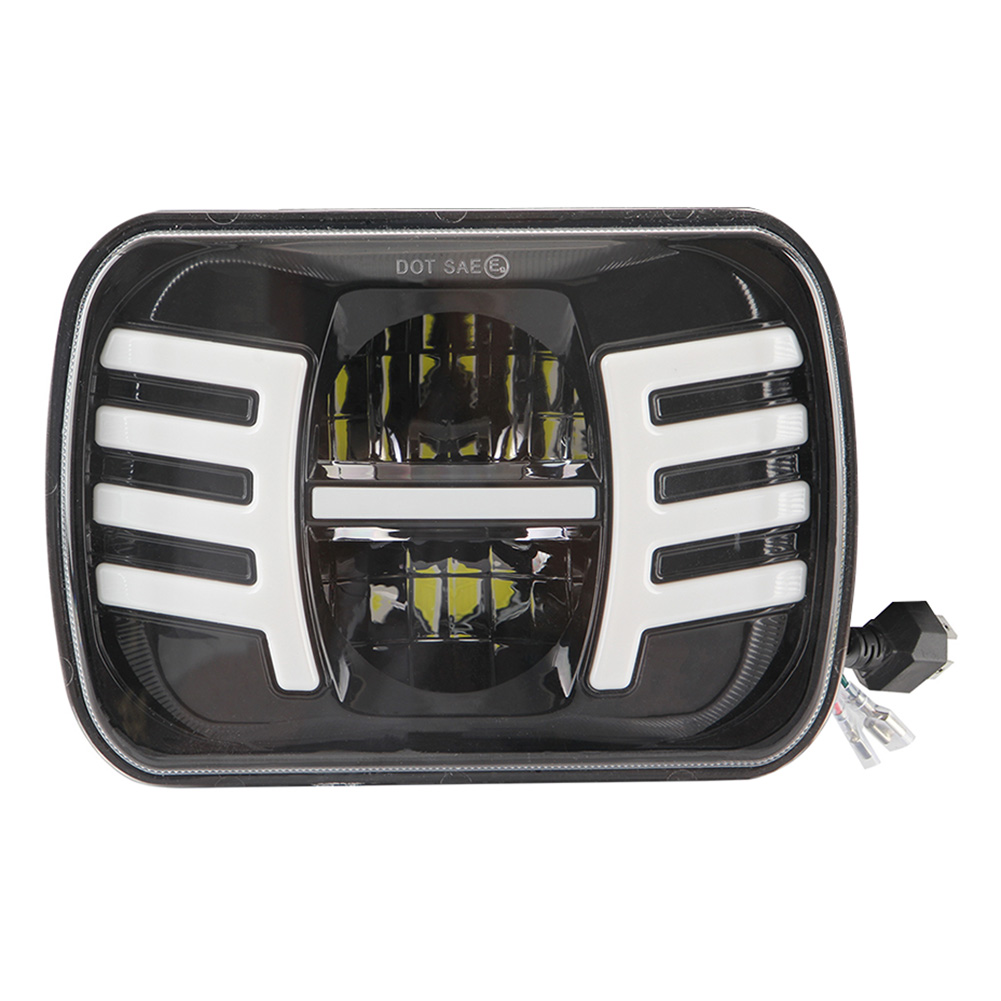 5x7 7x6 Square LED Headlight w/DRL Turn Signal for Jeep Chevy Express Astro, 501 Original
5x7 7x6 Square LED Headlight w/DRL Turn Signal for Jeep Chevy Express Astro, 501 Original