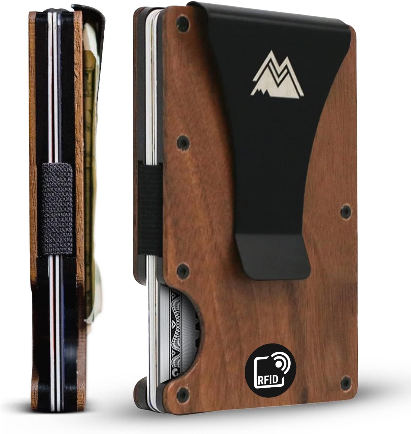 Curated visual reference: Gallery Detail: Gar Bethe Mountain Voyage Co Minimalist Wallet For Men