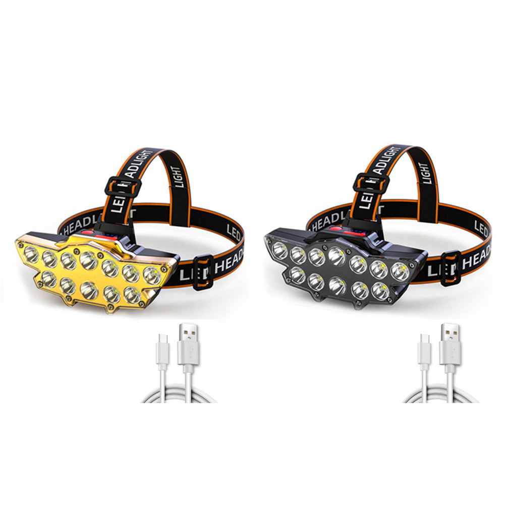 12LED Headlamp Strong Rechargeable Outdoor Hiking Camping Work Headlight, Black, 501 Original
12LED Headlamp Strong Rechargeable Outdoor Hiking Camping Work Headlight, Black, 501 Original