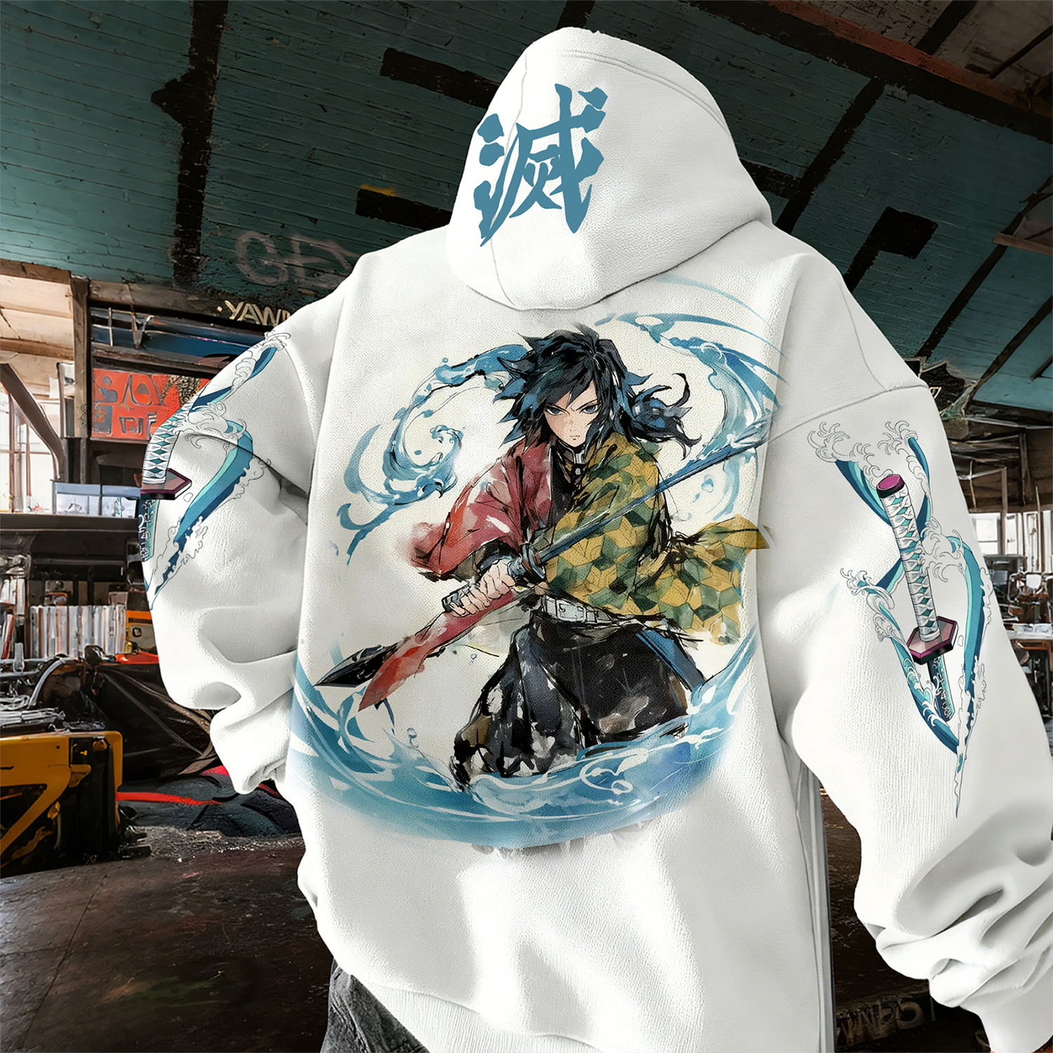 Anime Hoodie with Ace Graphic Design for Fans