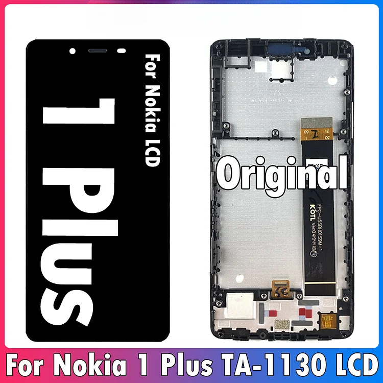 5.45" Original For Nokia 1 Plus LCD Display Touch Screen Digitizer Assembly For Nokia 1Plus TA-1130 TA-1111 Display Replacement
