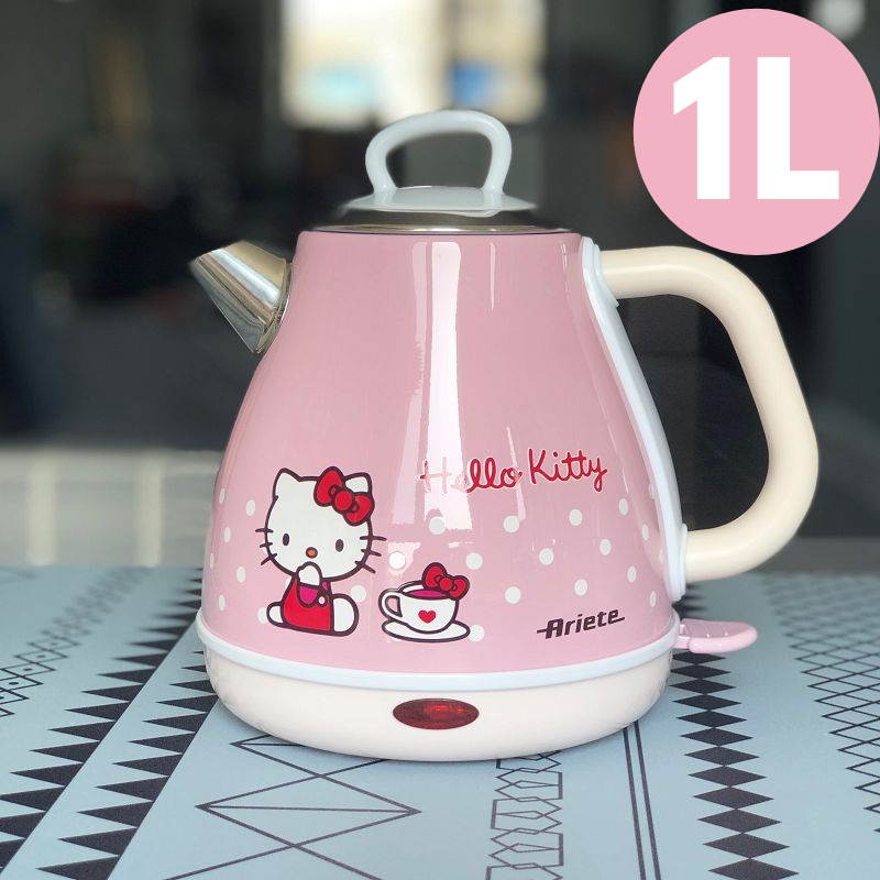 Hello Kitty 1.0L / 33.8oz Electric Kettle Stainless Steel Tea Kettle Base  Plug