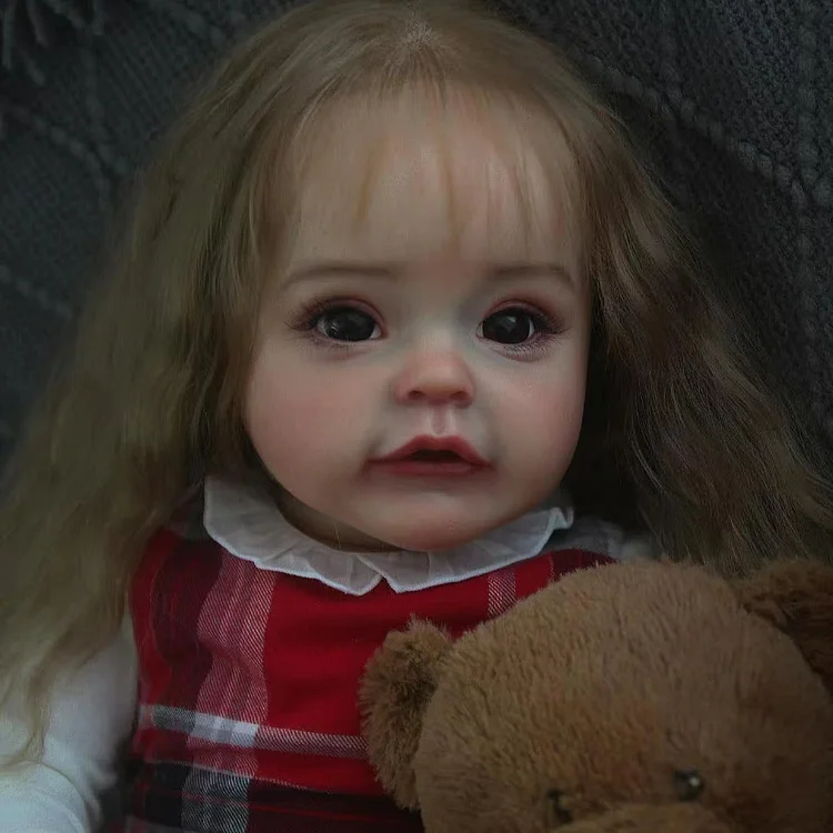  [New!] 17'' Real Lifelike Awake Reborn Toddler Baby Girl Doll Named Oilio, Weighted Poseable Babies - Reborndollsshop®-Reborndollsshop®