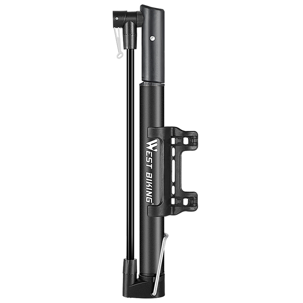 WEST BIKING Cycling Mini Bicycle Pump MTB Road Bike Tire Inflator 120PSI, Silver, 501 Original
WEST BIKING Cycling Mini Bicycle Pump MTB Road Bike Tire Inflator 120PSI, Silver, 501 Original