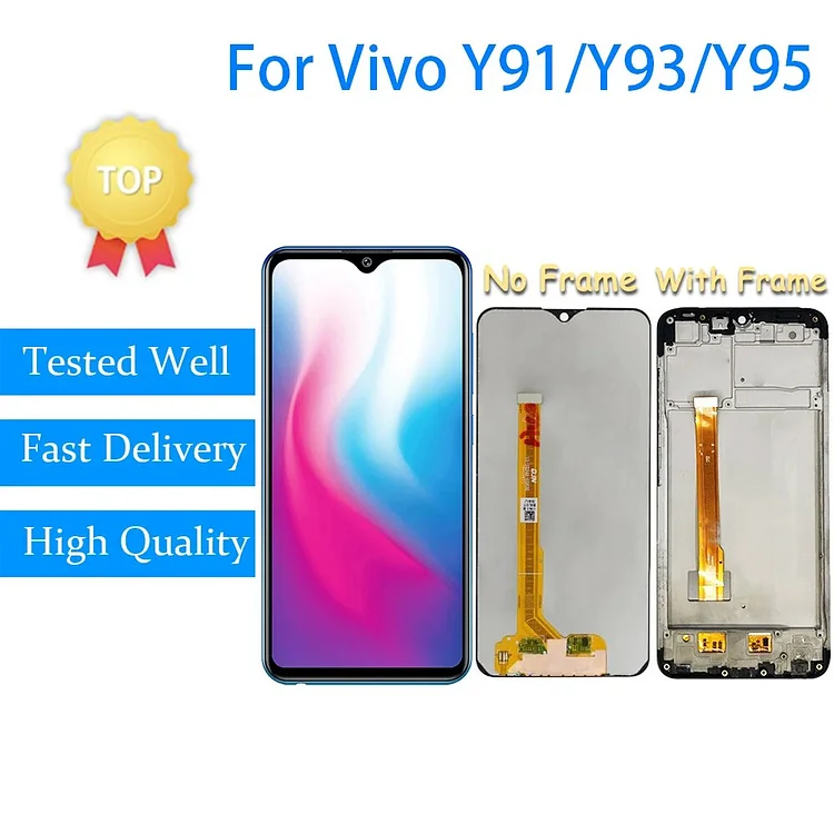 For Vivo U1 Y91 Y91i Y91c Y93 Y93s Y93st Y95 Y1S LCD Display Touch Screen Digitizer Assembly Replacement Panel Parts
