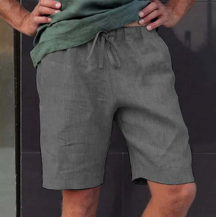 Men's Linen Casual Shorts