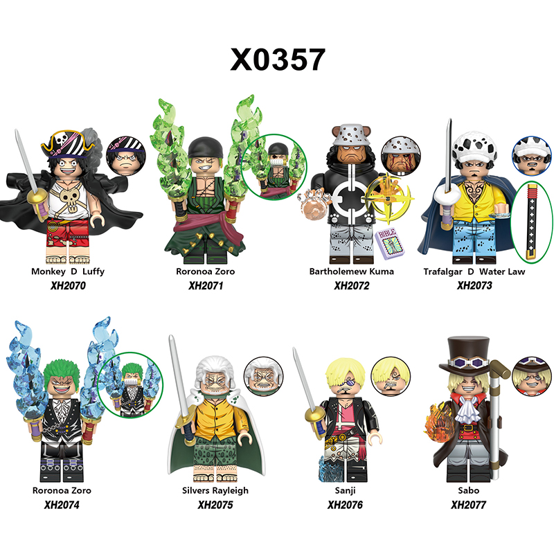 ONE PIECEグッズ One Piece Manga Custom Minifigures Set WM - J's Little Things