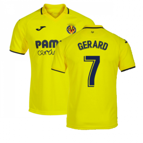 Villarreal Gerard Moreno 7 Home Shirt Kit 2022-2023