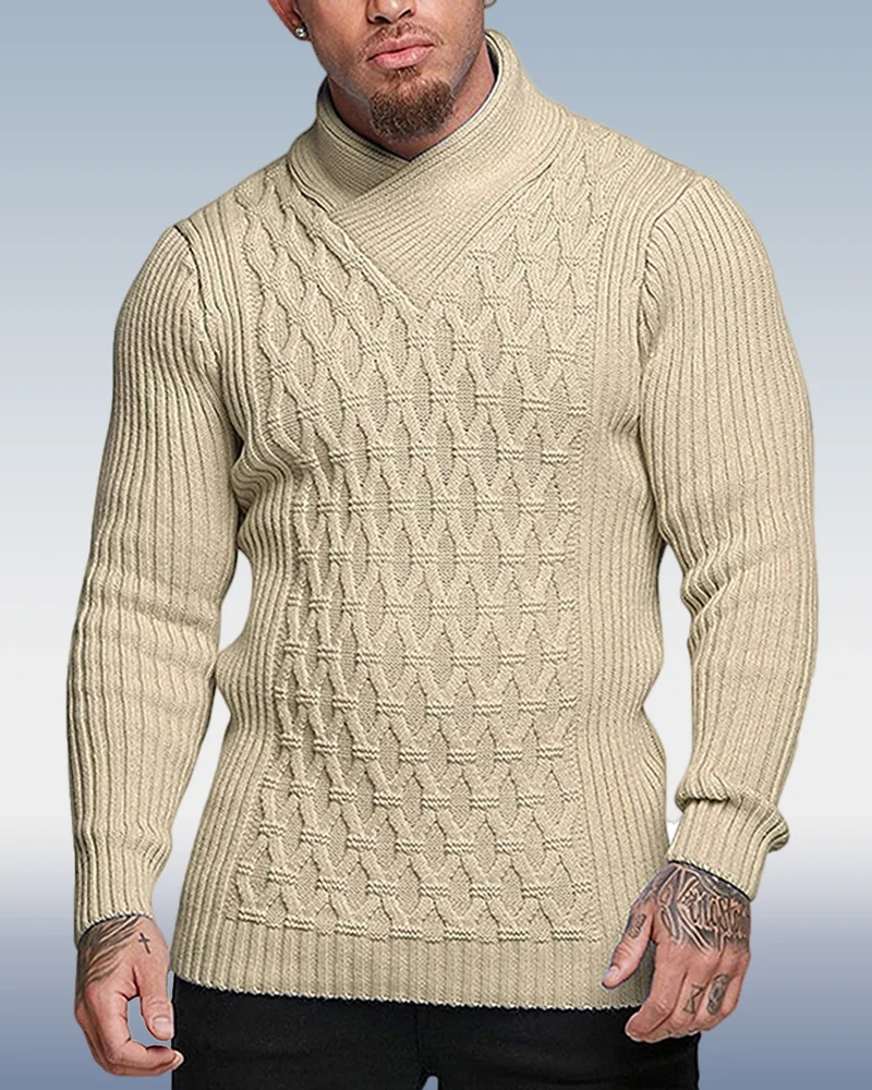 Men's Outdoor Warm Casual Knitted Sweater 001