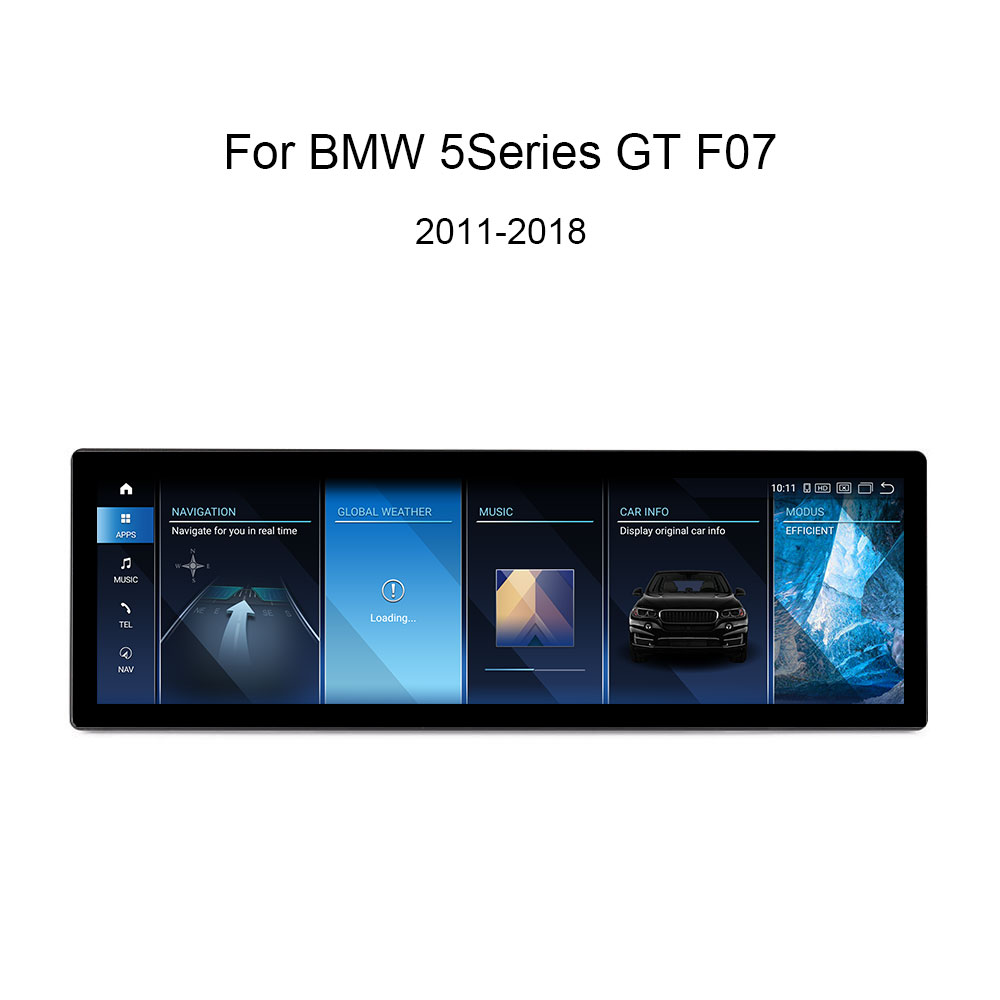 14,9 Zoll für BMW 5Series GT F07 2011-2018 Jahr Apple CarPlay Android Auto Display Monitor Upgrade Autoradio Stereo