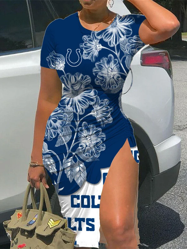 Indianapolis Colts
Women's Slit Bodycon Dress