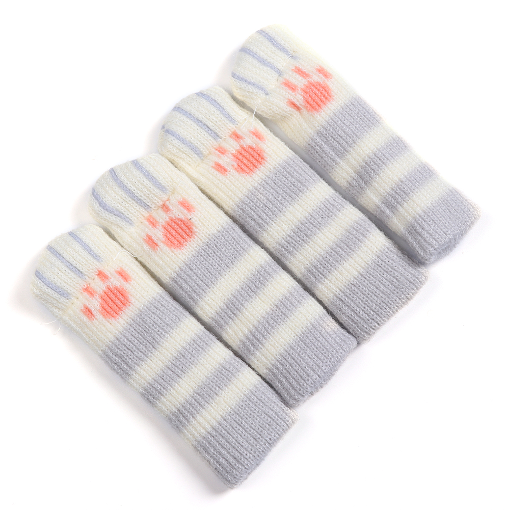 4Pcs/Set Cat Chair Feet Sock Thicken Anti-Slip Table Leg Knitted Cover, 501 Original
4Pcs/Set Cat Chair Feet Sock Thicken Anti-Slip Table Leg Knitted Cover, 501 Original