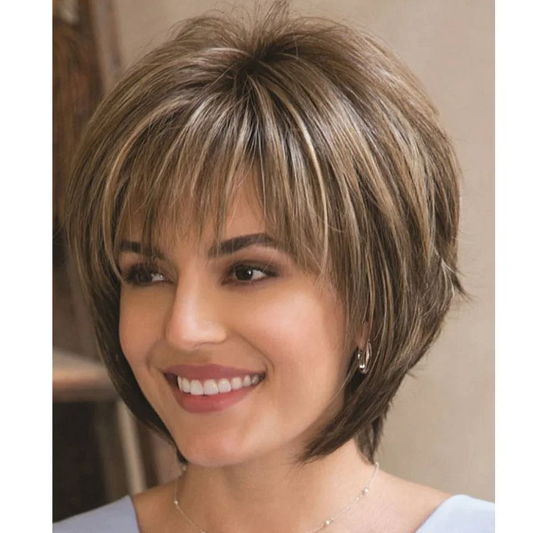 Older Women's Fashion Synthetic Short Straight Wigs -  Older In Fashion