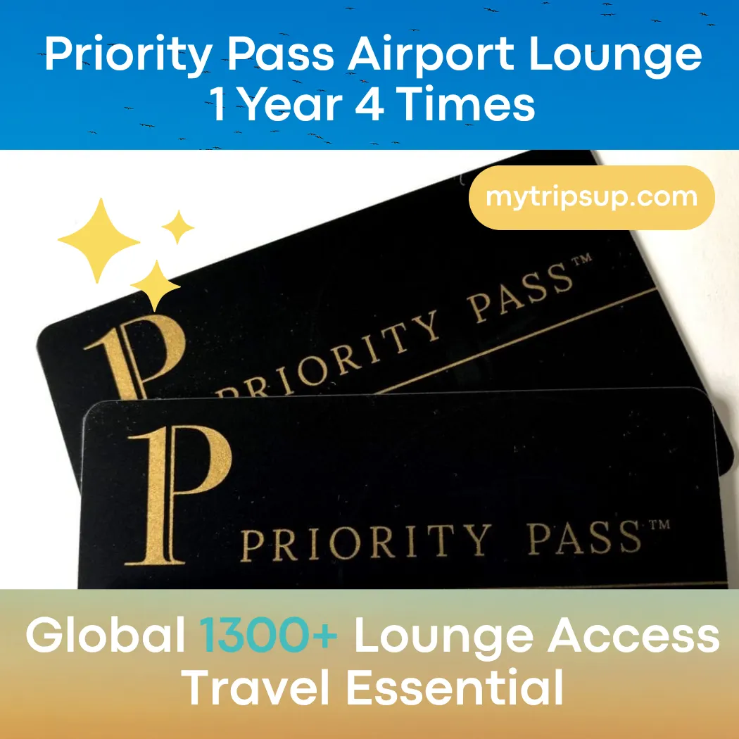 mytripsup 4 Times Priority Pass Airport Lounge visits per year