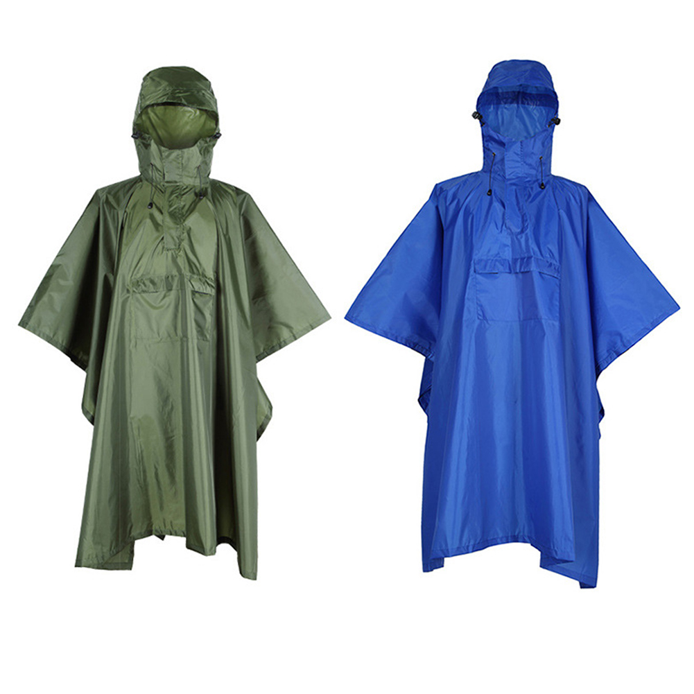 Outdoor Waterproof Raincoat Men Women Rain Poncho for Camping Hiking Travel, Army green, 501 Original
Outdoor Waterproof Raincoat Men Women Rain Poncho for Camping Hiking Travel, Army green, 501 Original