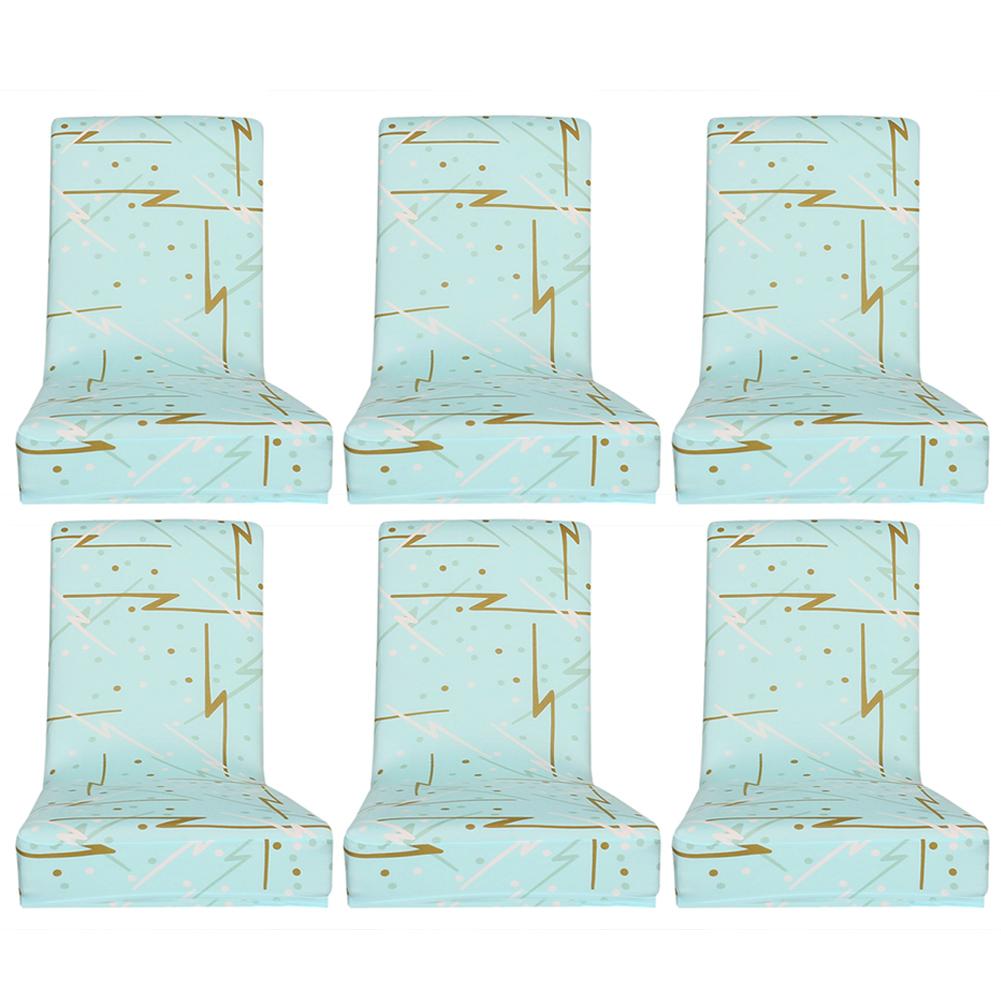 6pcs Geometric Print Stretch Chair Cover Hotel Banquet Elastic Seat Covers, 501 Original
6pcs Geometric Print Stretch Chair Cover Hotel Banquet Elastic Seat Covers, 501 Original