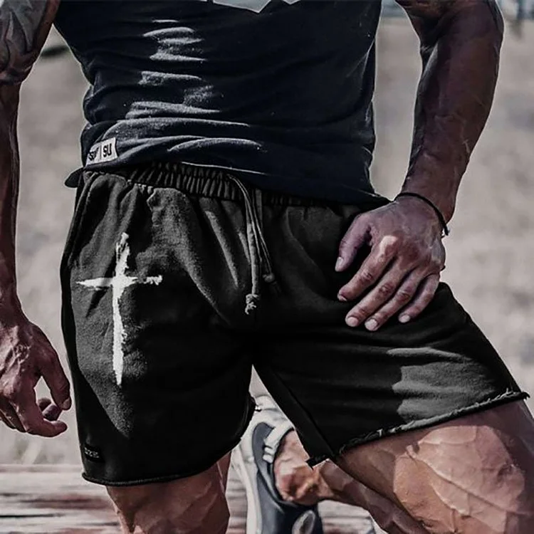 Mens Christian Jesus Shorts
