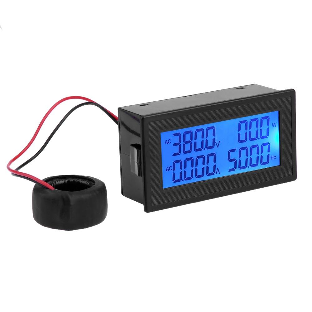 6in1 AC 60-500V/100A Blue Backlight LCD Digital Multifunctional Panel Meter, 501 Original
6in1 AC 60-500V/100A Blue Backlight LCD Digital Multifunctional Panel Meter, 501 Original