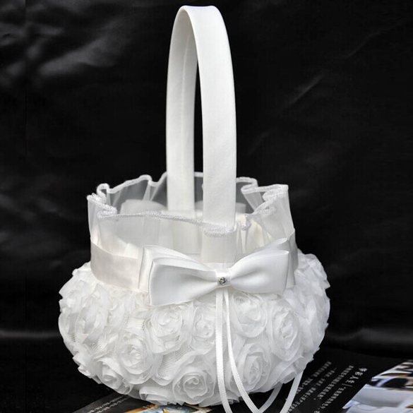 Wedding Ceremony Party Love Case Satin Bowknot & Rose Flower Girl Basket, 501 Original
Wedding Ceremony Party Love Case Satin Bowknot & Rose Flower Girl Basket, 501 Original