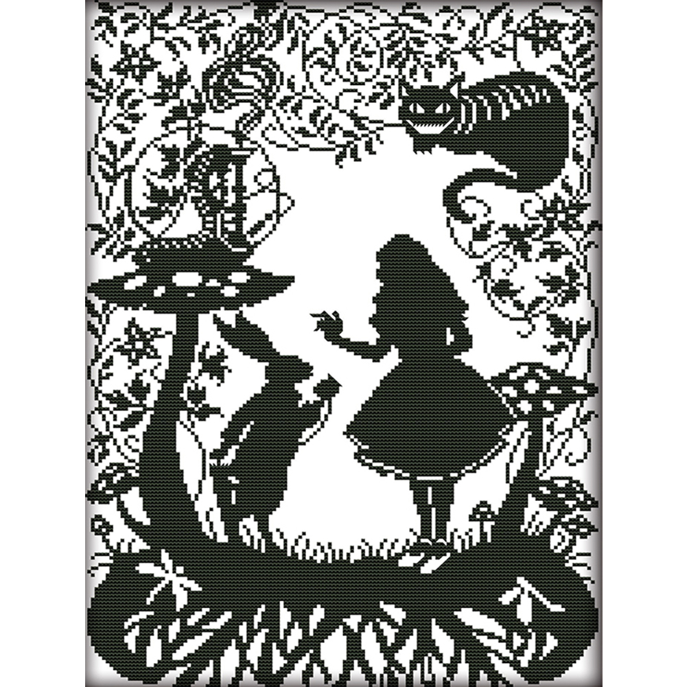 Witches - 11CT Stamped Cross Stitch(50*65cm)