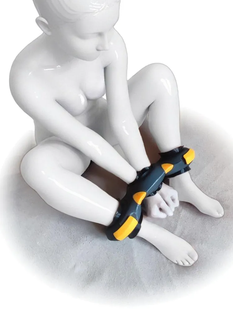 pornhint Pornhint Wickedergonomy Apex Beam: Full-body posture restraint (wrist-to-ankle) - ergonomic & quick release, black/orange bdsm pillory