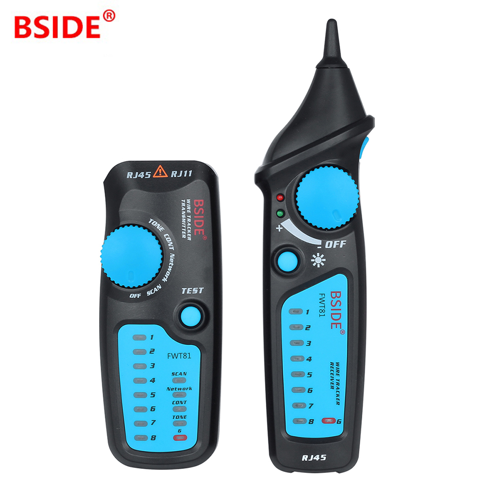 BSIDE FWT81 Handheld Network Telephone Cable Tester Wire Line Tracker, 501 Original
BSIDE FWT81 Handheld Network Telephone Cable Tester Wire Line Tracker, 501 Original