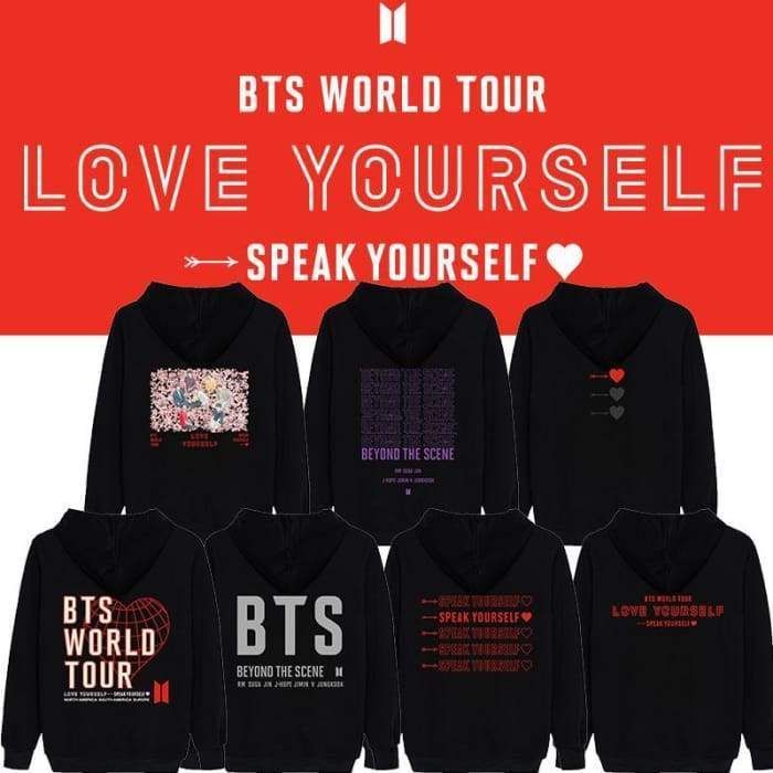 Bts world tour hot sale love yourself hoodie