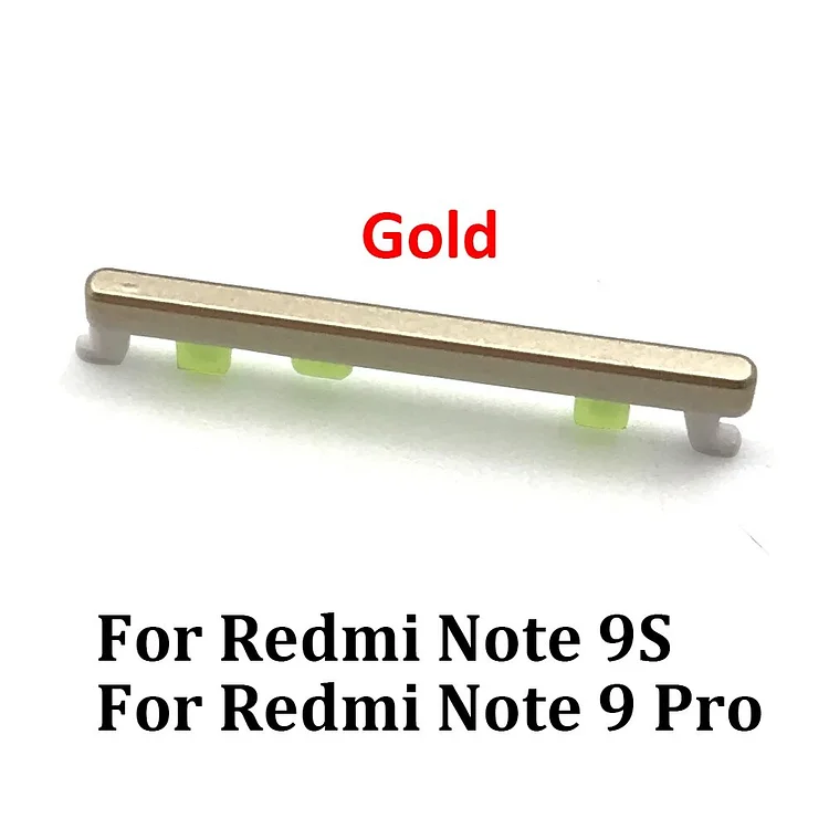 Original New  Power Volume Side Button Key For Xiaomi Redmi Note 7 8 9 Pro 9S Side Keys Repair Spare Parts