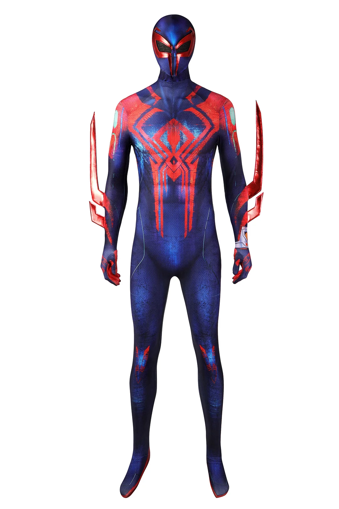 Spiderman 2099 Across The Spider-Verse Costume Miguel O'Hara Cosplay New Suit for Adults