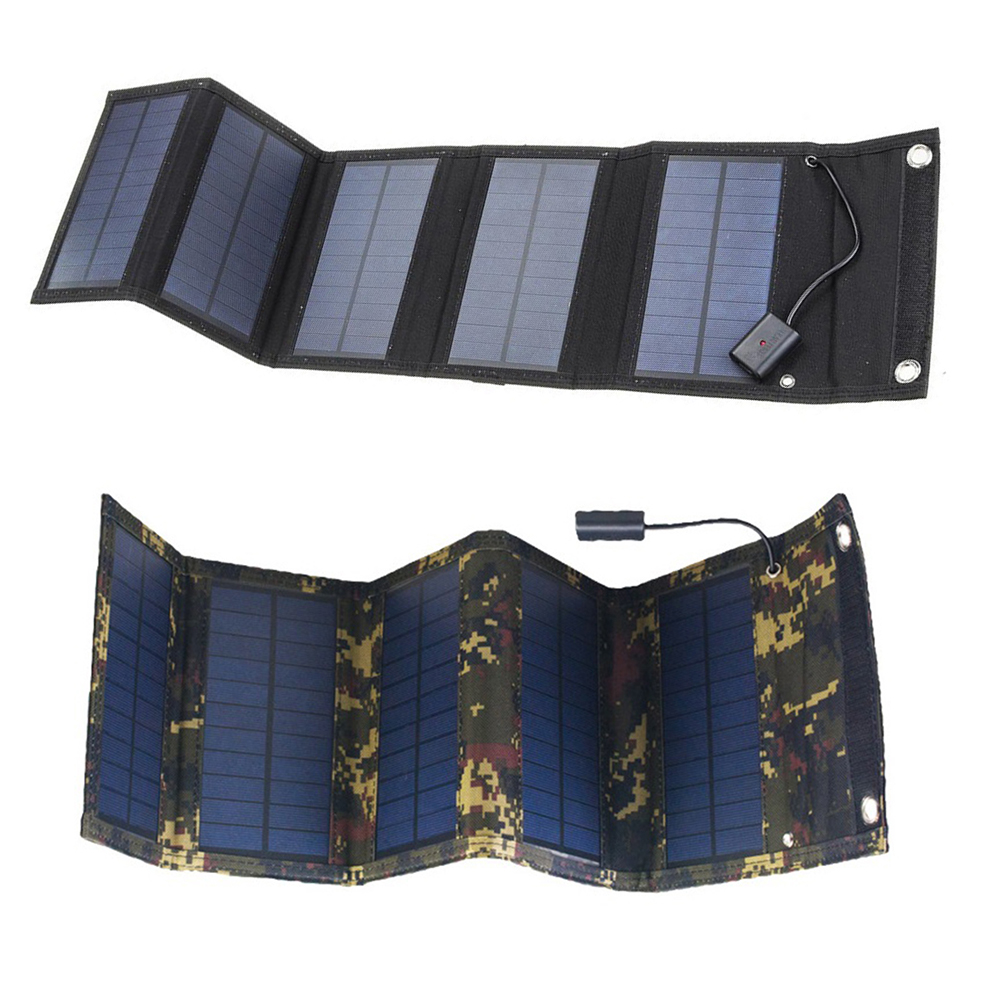 Waterproof 15W Foldable USB Solar Panel Outdoor Power Battery Cells Charger, Black, 501 Original
Waterproof 15W Foldable USB Solar Panel Outdoor Power Battery Cells Charger, Black, 501 Original