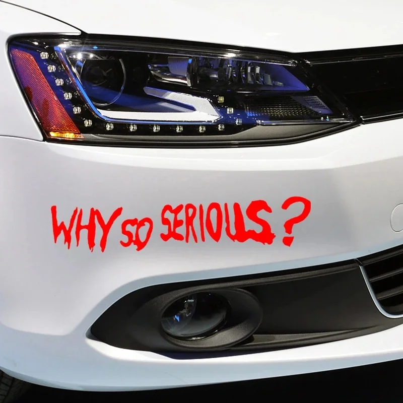 Why So Serious Sticker - Devcarry