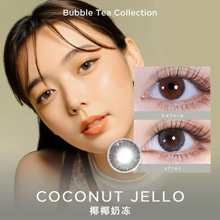 moody Jelly Grey Prescription Color Contacts HalfYearly Disposable