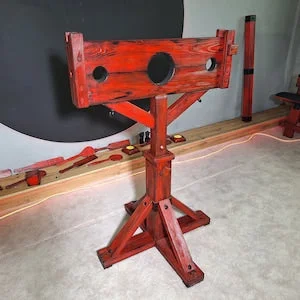 pornhint Pornhint BDSM Neck and Wrists Pillory/Stockade, Bondage furniture for sex