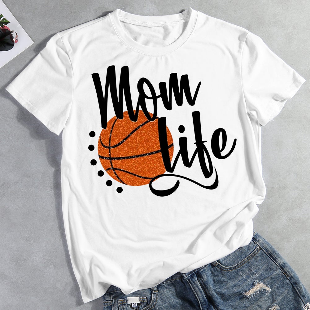 Basketball Mom Life T-Shirt Tee-011827-Guru-buzz