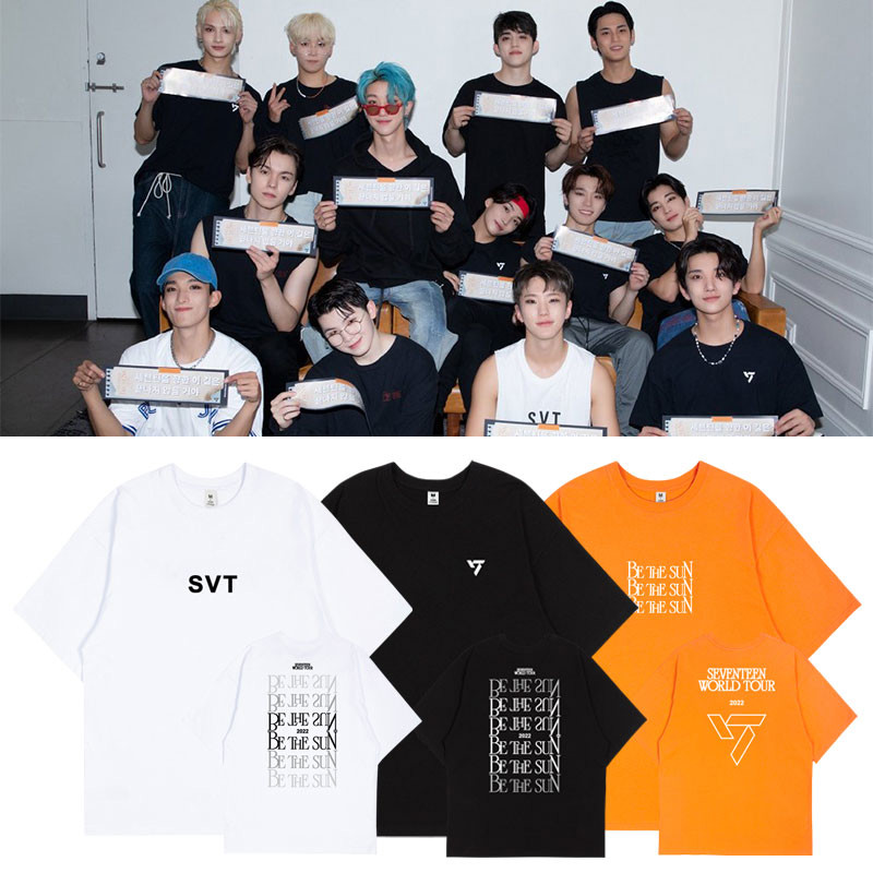 SEVENTEEN WORLD TOUR BE THE SUN 長袖Tシャツ S-