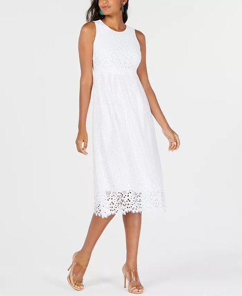 Alfani Women's Lace Midi Dress Green Size 14 - BlackFridayBuys