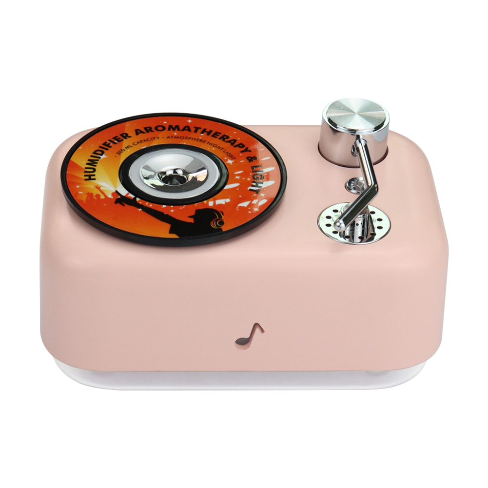 Ultrasonic Humidifier Retro Mini Phonograph Model USB Aromatherapy Diffuser, Pink, 501 Original
Ultrasonic Humidifier Retro Mini Phonograph Model USB Aromatherapy Diffuser, Pink, 501 Original