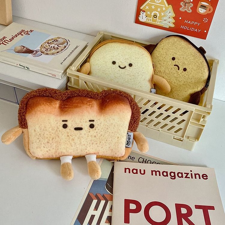 Cartoon Toast Coin Purse (Various Designs) YP202