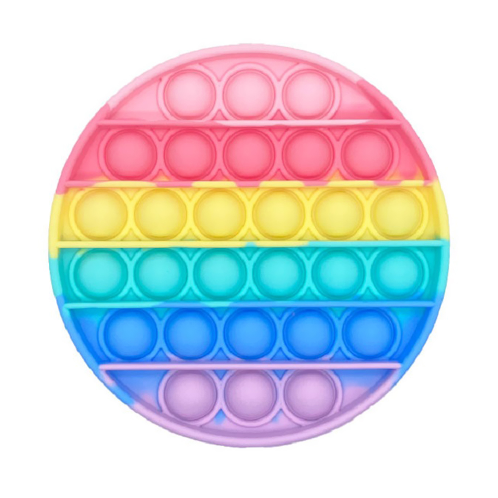 Rainbow Round Silicone Push Bubble Sensory Autism Funny Reliver Stress Toy, 501 Original
Rainbow Round Silicone Push Bubble Sensory Autism Funny Reliver Stress Toy, 501 Original