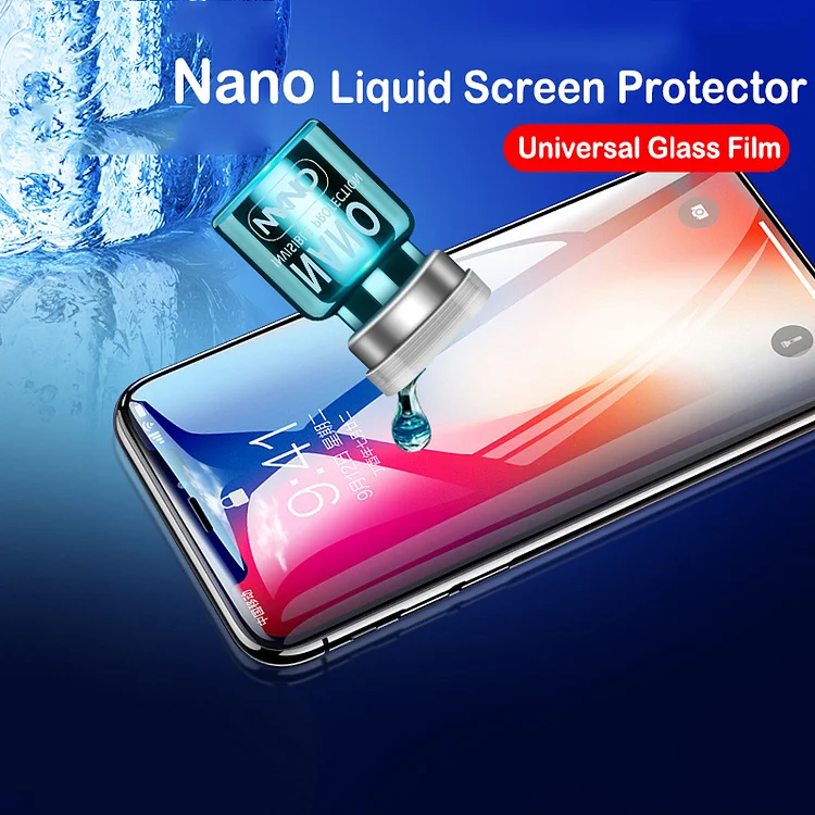 Liquid glass screen protector