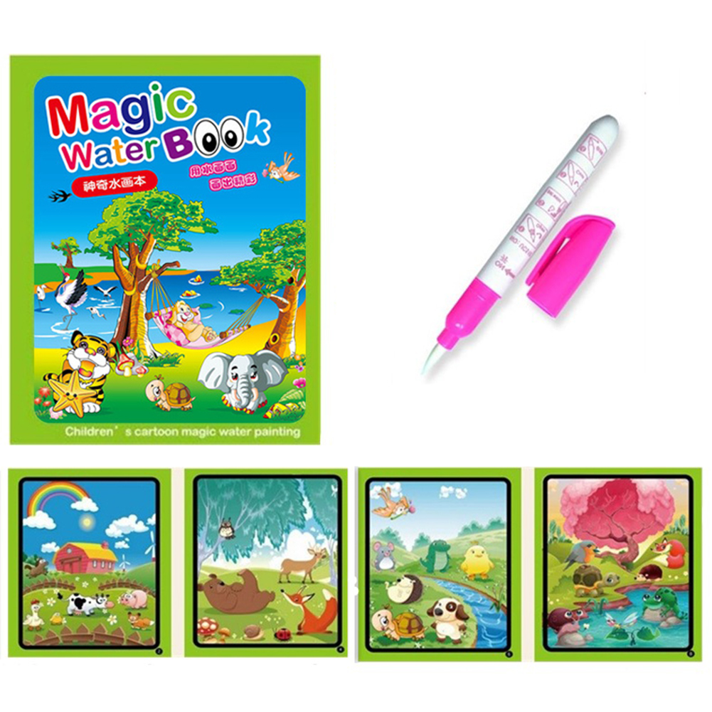 Magic Water Drawing Reusable Coloring Doodle Book Kids Education Toys, 501 Original
Magic Water Drawing Reusable Coloring Doodle Book Kids Education Toys, 501 Original