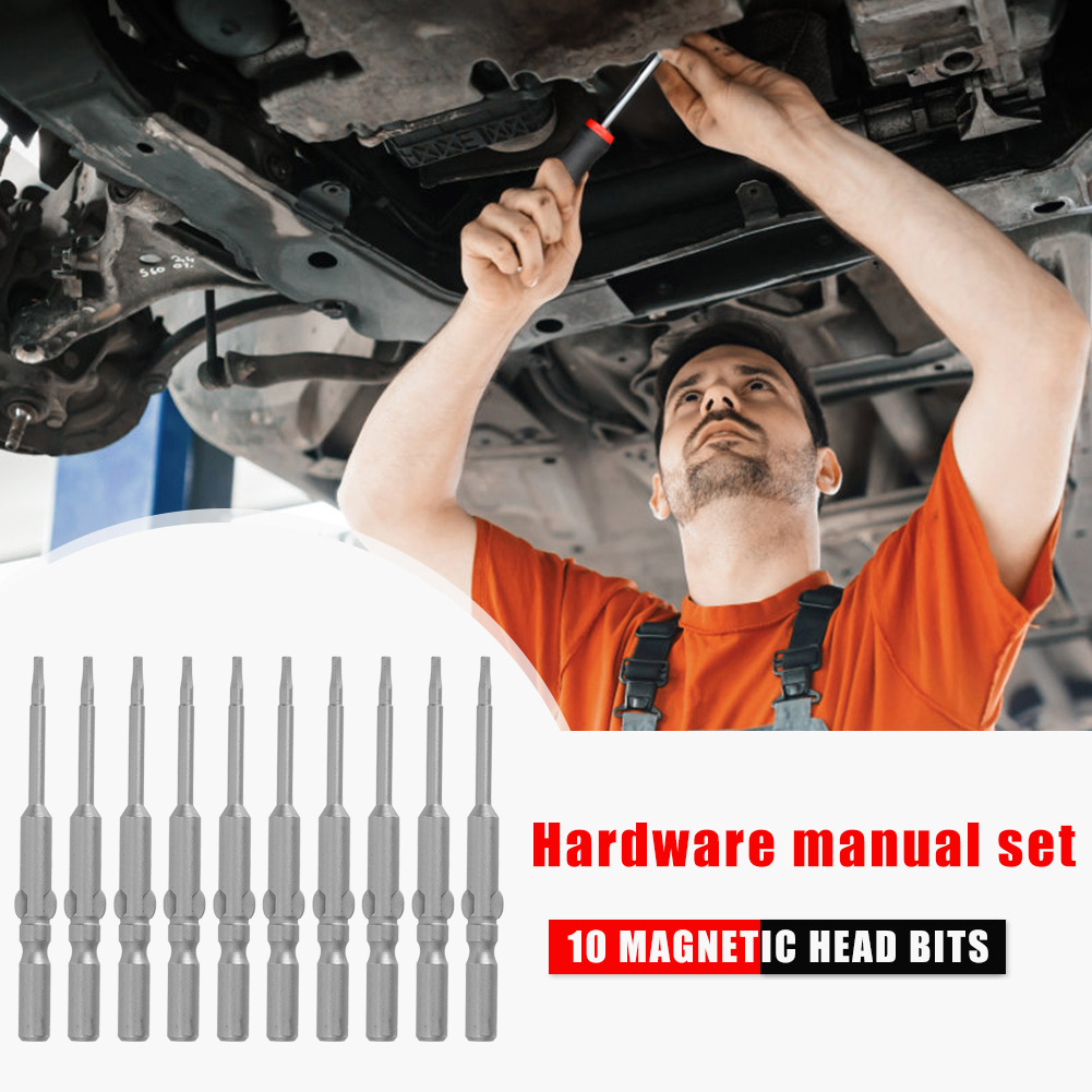 10pcs Hexagon Magnetic Electric Screwdriver Drill Bit Set Screw Driver Bits, 1.5, 501 Original
10pcs Hexagon Magnetic Electric Screwdriver Drill Bit Set Screw Driver Bits, 1.5, 501 Original