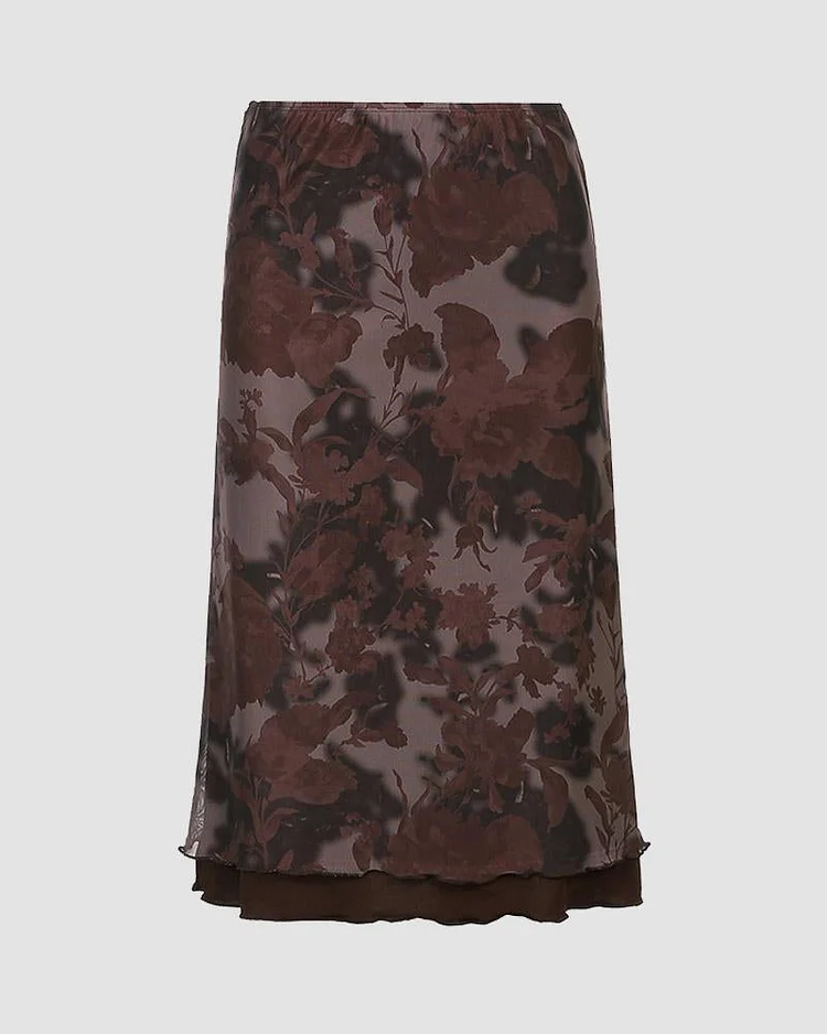 Bulwark Floral Midi Skirt